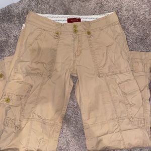Vintage hollister low rise cargo pants